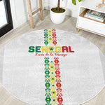 Senegal Football Round Carpet Go Champions Lions de la Teranga - African Pride