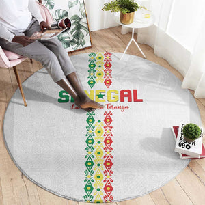 Senegal Football Round Carpet Go Champions Lions de la Teranga - African Pride