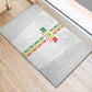 Senegal Football Rubber Doormat Go Champions Lions de la Teranga - African Pride
