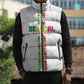 Custom Senegal Football Sleeveless Puffer Jacket Go Champions Lions de la Teranga - African Pride