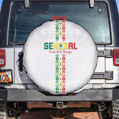 Senegal Football Spare Tire Cover Go Champions Lions de la Teranga - African Pride