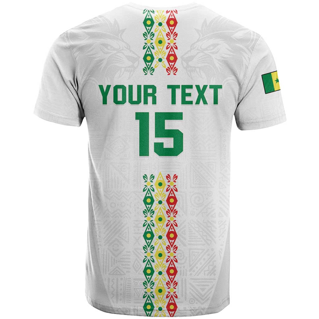 Custom Senegal Football T shirt Go Champions Lions de la Teranga LT15