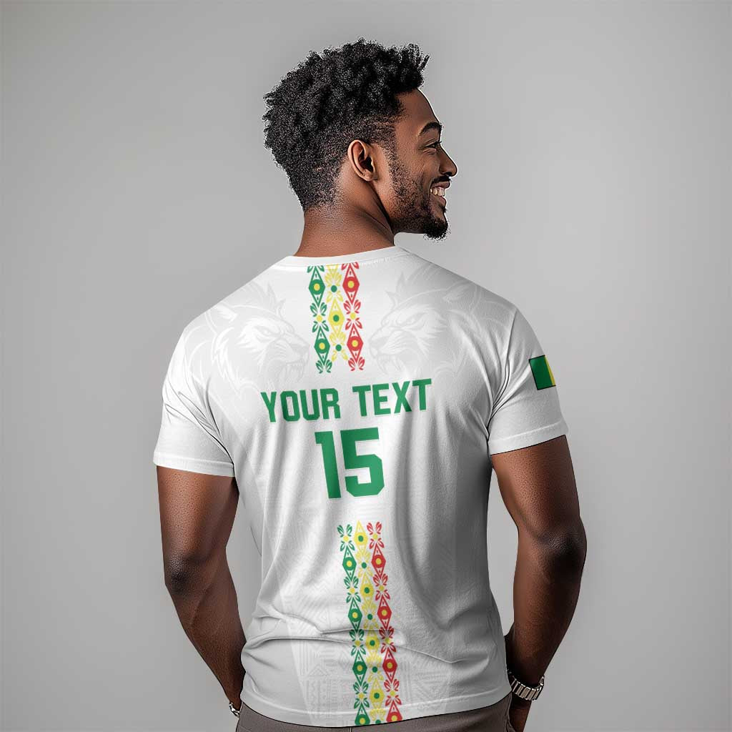Custom Senegal Football T shirt Go Champions Lions de la Teranga LT15