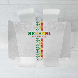 Senegal Football Tablecloth Go Champions Lions de la Teranga - African Pride