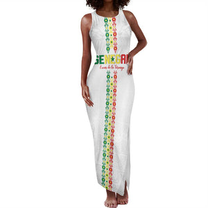 Custom Senegal Football Tank Maxi Dress Go Champions Lions de la Teranga - African Pride