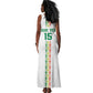 Custom Senegal Football Tank Maxi Dress Go Champions Lions de la Teranga - African Pride