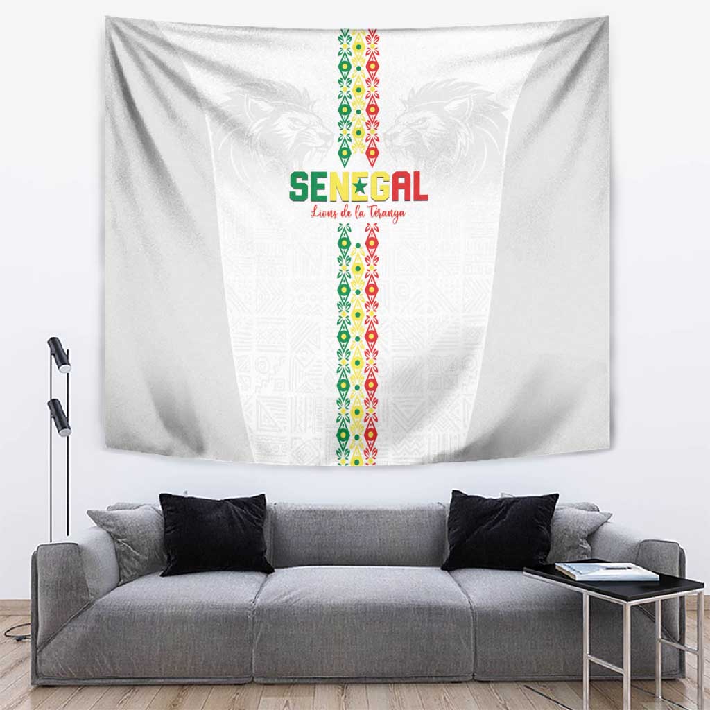 Senegal Football Tapestry Go Champions Lions de la Teranga - African Pride