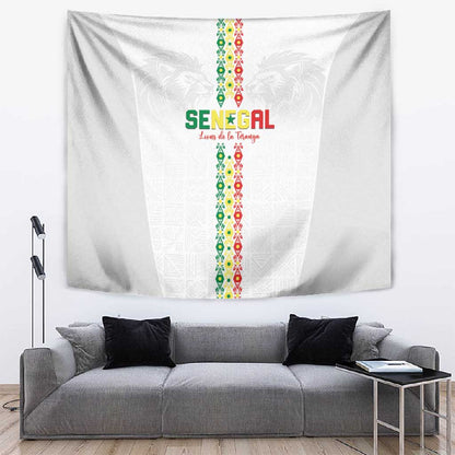 Senegal Football Tapestry Go Champions Lions de la Teranga - African Pride