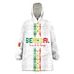 Custom Senegal Football Wearable Blanket Hoodie Go Champions Lions de la Teranga - African Pride