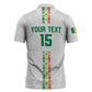 Custom Senegal Football Zipper Polo Shirt Go Champions Lions de la Teranga - African Pride