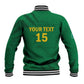 Custom Cameroon Football Baseball Jacket Go Les Lions Indomptables Go - African Pride