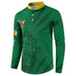 Custom Cameroon Football Button Sweatshirt Go Les Lions Indomptables Go