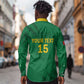 Custom Cameroon Football Long Sleeve Button Shirt Go Les Lions Indomptables Go - African Pride
