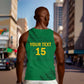 Custom Cameroon Football Men Tank Top Go Les Lions Indomptables Go - African Pride