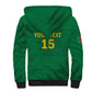 Custom Cameroon Football Sherpa Hoodie Go Les Lions Indomptables Go - African Pride