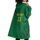 Custom Cameroon Football Wearable Blanket Hoodie Go Les Lions Indomptables Go - African Pride