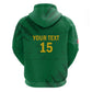 Custom Cameroon Football Zip Hoodie Go Les Lions Indomptables Go - African Pride
