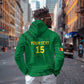 Custom Cameroon Football Zip Hoodie Go Les Lions Indomptables Go - African Pride
