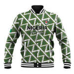 Custom Nigeria Football Baseball Jacket Come On Super Eagles - African Pride