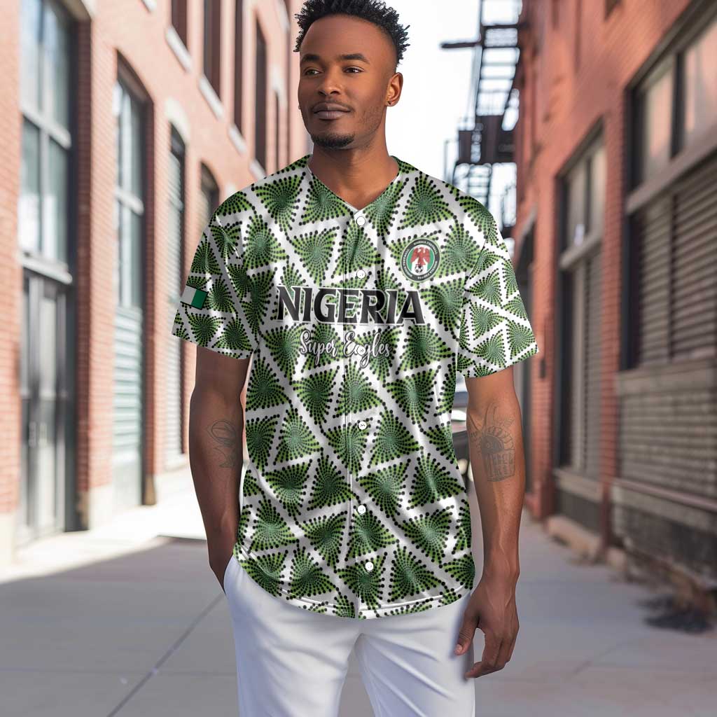 Custom Nigeria Football Baseball Jersey Come On Super Eagles - African Pride