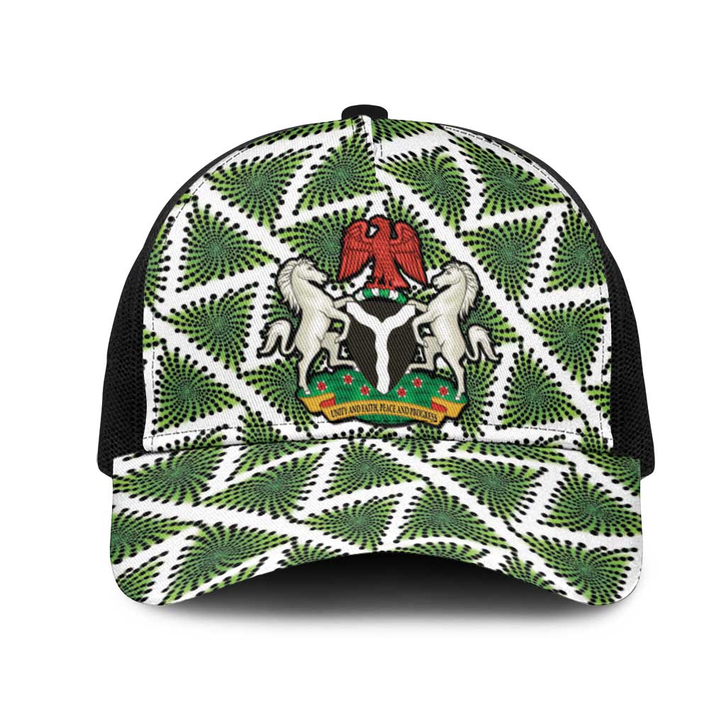 Nigeria Football Baseball Net Cap Come On Super Eagles - African Pride