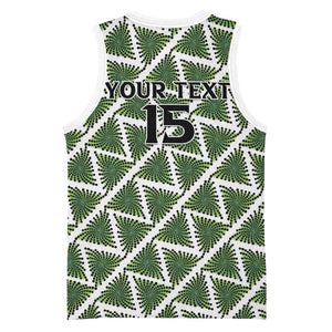 Custom Nigeria Football Basketball Jersey Come On Super Eagles - African Pride