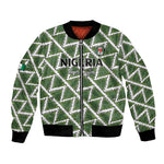 Custom Nigeria Football Bomber Jacket Come On Super Eagles - African Pride