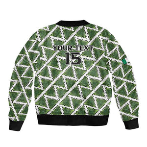 Custom Nigeria Football Bomber Jacket Come On Super Eagles - African Pride