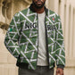 Custom Nigeria Football Bomber Puffer Jacket Come On Super Eagles - African Pride