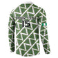 Custom Nigeria Football Button Sweatshirt Come On Super Eagles