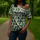Custom Nigeria Football Cross Shoulder Shirt Come On Super Eagles - African Pride