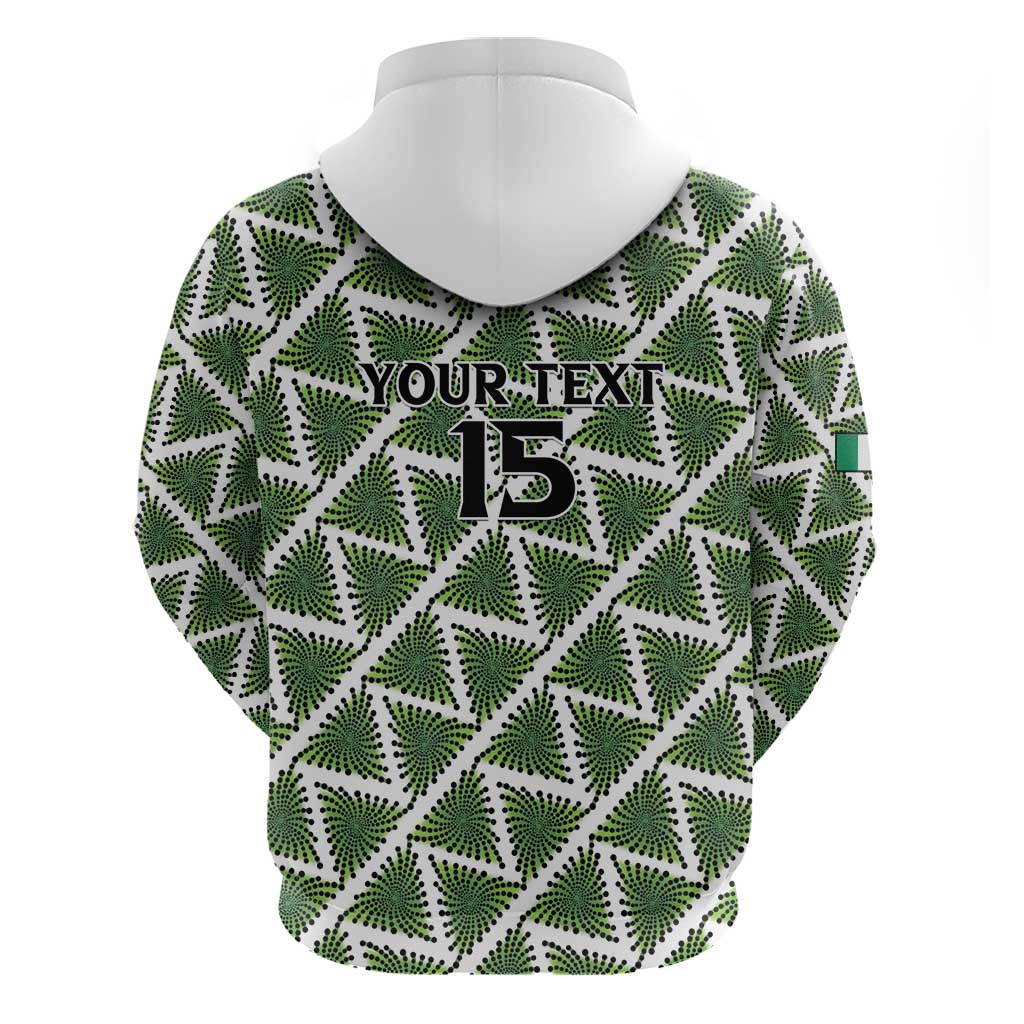 Custom Nigeria Football Hoodie Come On Super Eagles - African Pride