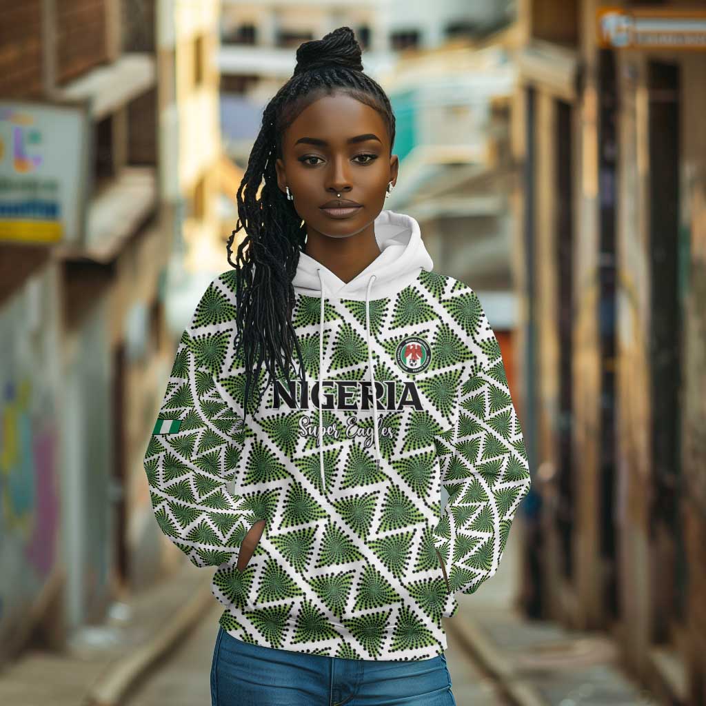 Custom Nigeria Football Hoodie Come On Super Eagles - African Pride