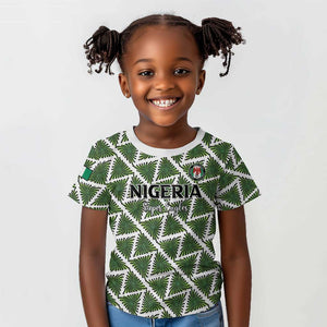 Custom Nigeria Football Kid T shirt Come On Super Eagles LT15