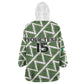 Custom Nigeria Football Kid Wearable Blanket Hoodie Come On Super Eagles - African Pride