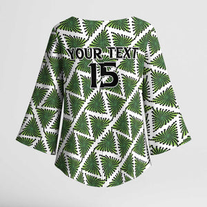 Custom Nigeria Football Kimono Sleeve Blouse Come On Super Eagles - African Pride