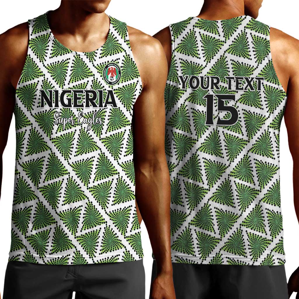 Custom Nigeria Football Men Tank Top Come On Super Eagles - African Pride