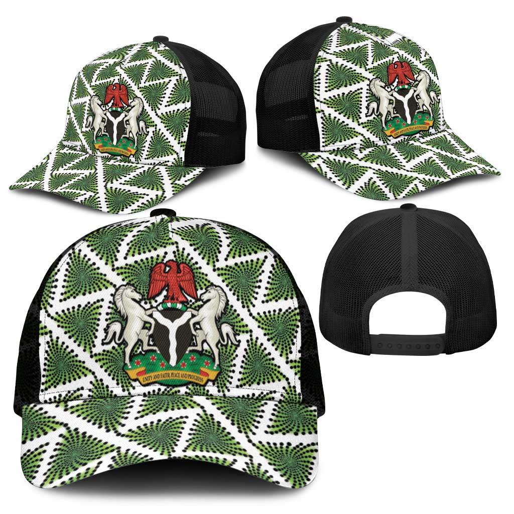 Nigeria Football Mesh Trucker Cap Come On Super Eagles - African Pride