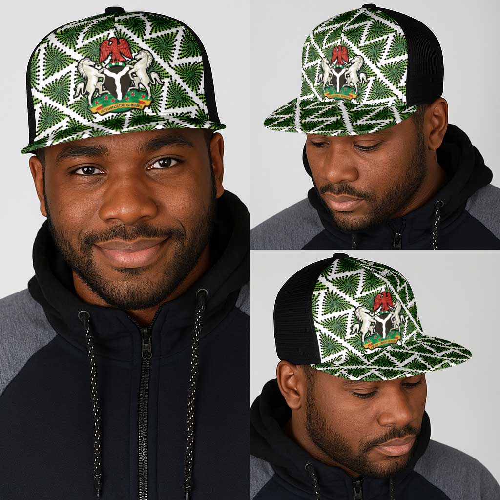 Nigeria Football Mesh Trucker Cap Come On Super Eagles - African Pride