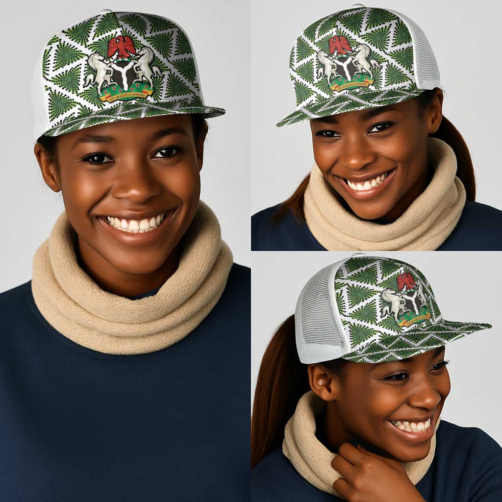 Nigeria Football Mesh Trucker Cap Come On Super Eagles - African Pride
