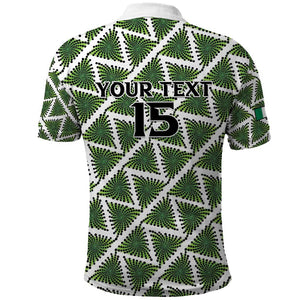 Custom Nigeria Football Polo Shirt Come On Super Eagles - African Pride
