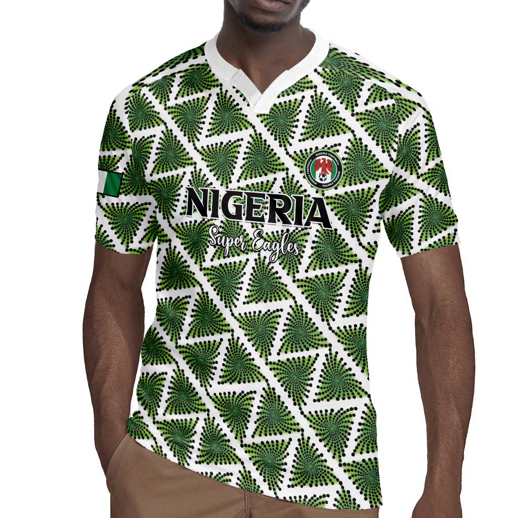 Custom Nigeria Football Rugby Jersey Come On Super Eagles - African Pride