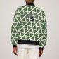 Custom Nigeria Football Sleeve Zip Bomber Jacket Come On Super Eagles - African Pride