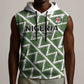 Custom Nigeria Football Sleeveless Hoodie Come On Super Eagles - African Pride