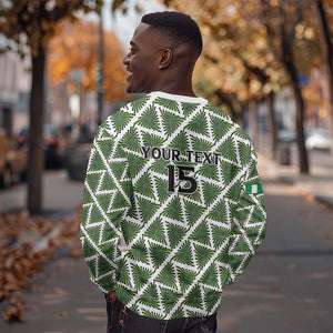 Custom Nigeria Football Sweatshirt Come On Super Eagles - African Pride
