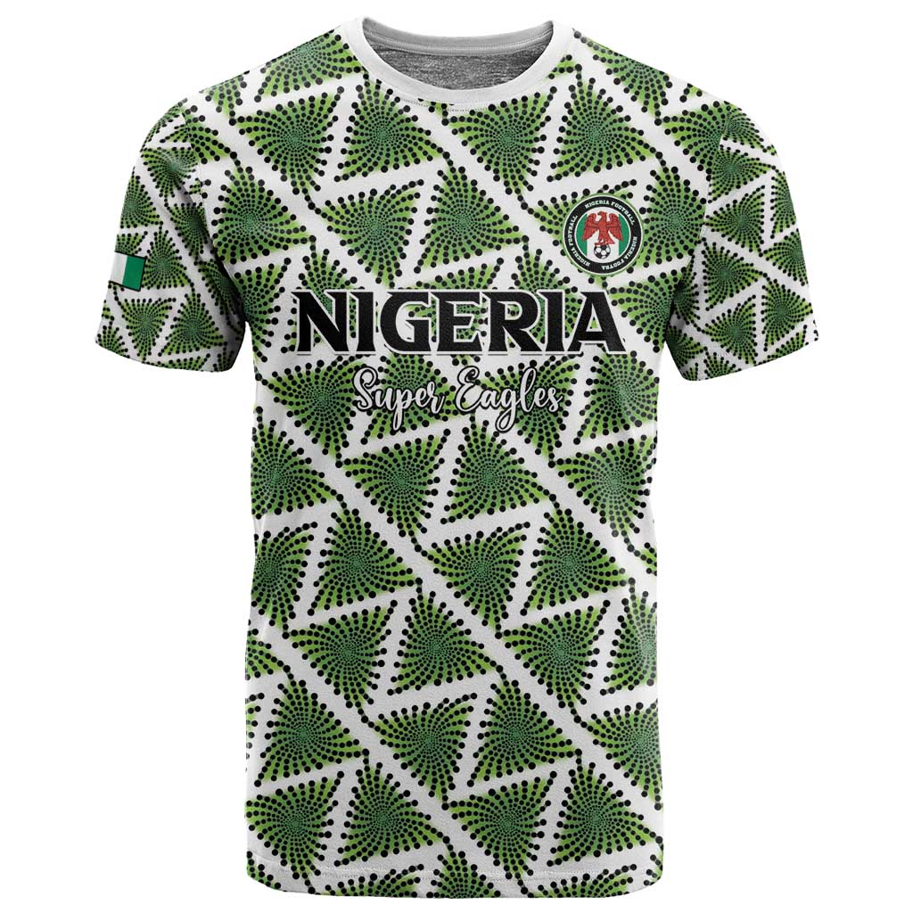 Custom Nigeria Football T shirt Come On Super Eagles - African Pride