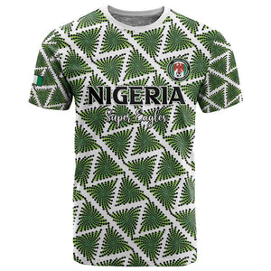 Custom Nigeria Football T shirt Come On Super Eagles - African Pride