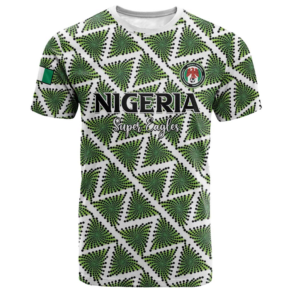 Custom Nigeria Football T shirt Come On Super Eagles LT15