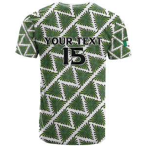 Custom Nigeria Football T shirt Come On Super Eagles - African Pride