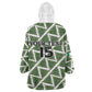 Custom Nigeria Football Wearable Blanket Hoodie Come On Super Eagles - African Pride